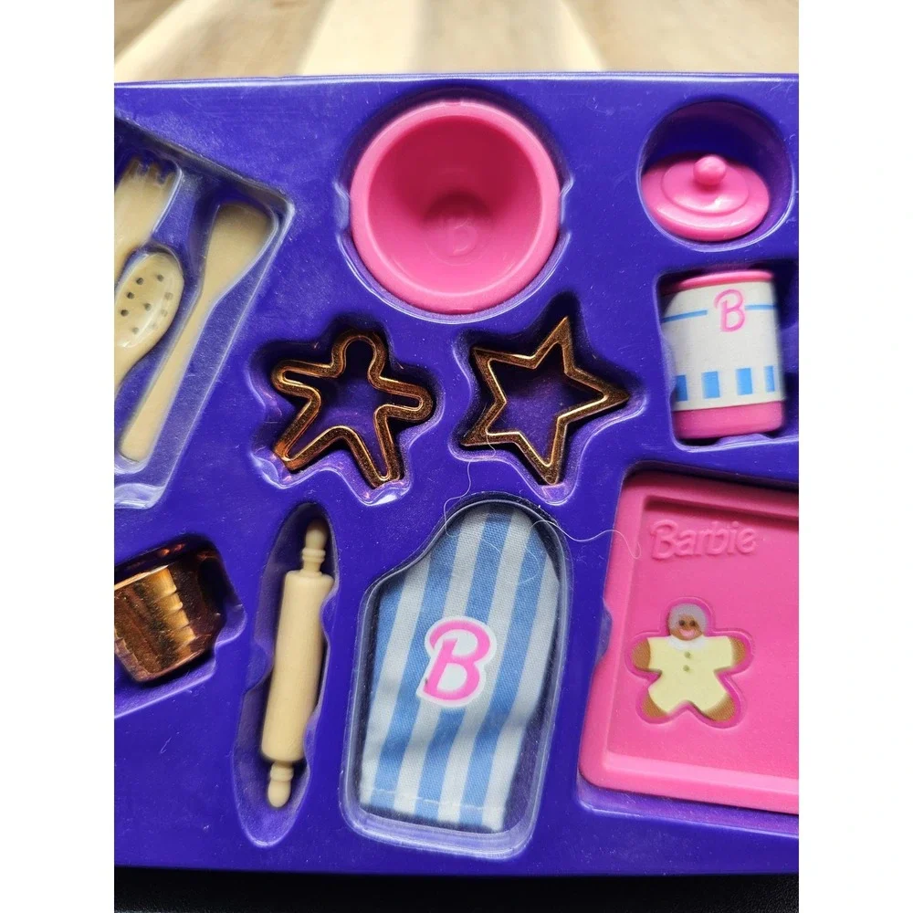 Miniature Barbie Doll House Furniture Baking Set Tea Kettle ~ Original Packaging